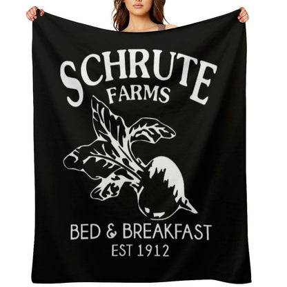Schrute Farms Bed And Breakfast Machine-washable Throw Blanket