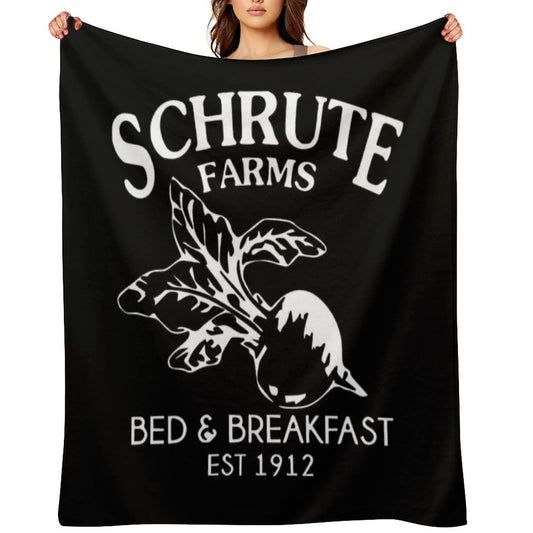 Schrute Farms Bed And Breakfast Machine-washable Throw Blanket