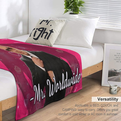 Mr Worldwide Live. Laugh. Love. Premium Throw Blanket