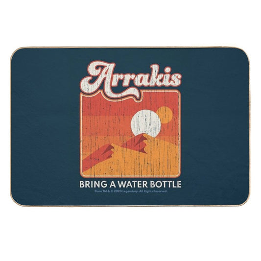 Dune 2020 Arrakis Desert Design  Dirt-Trapping Bath Mat