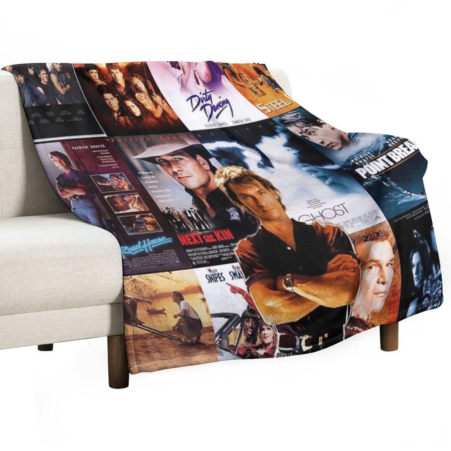 Collage of Swayze Multi-functional Throw Blanket