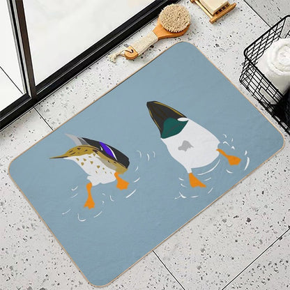 Bottoms Up!  Repositionable Bath Mat