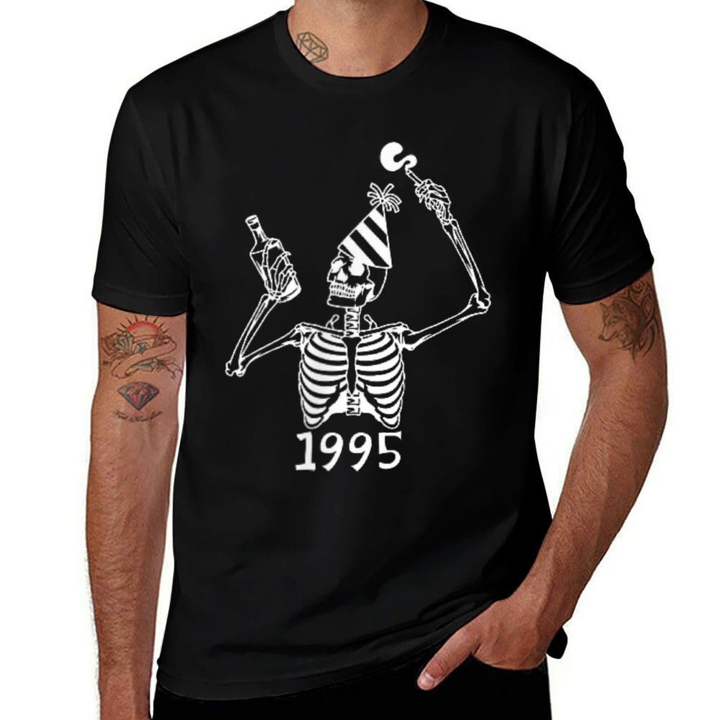 Death To My Twenties 30th Birthday Skeleton Dirty In Thirty  Eco-friendly Material T-Shirt