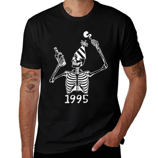 Death To My Twenties 30th Birthday Skeleton Dirty In Thirty  Eco-friendly Material T-Shirt