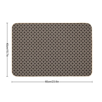 Timeless Royal Medallions  Easy To Clean Bath Mat