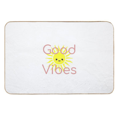 Good Vibes Sun  Non-Slip Bath Mat