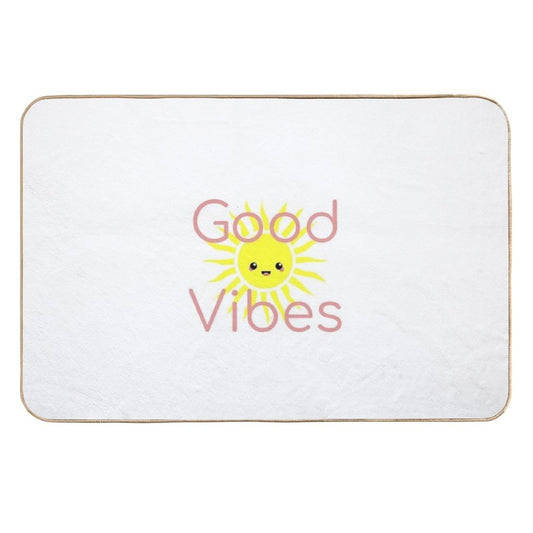 Good Vibes Sun  Non-Slip Bath Mat