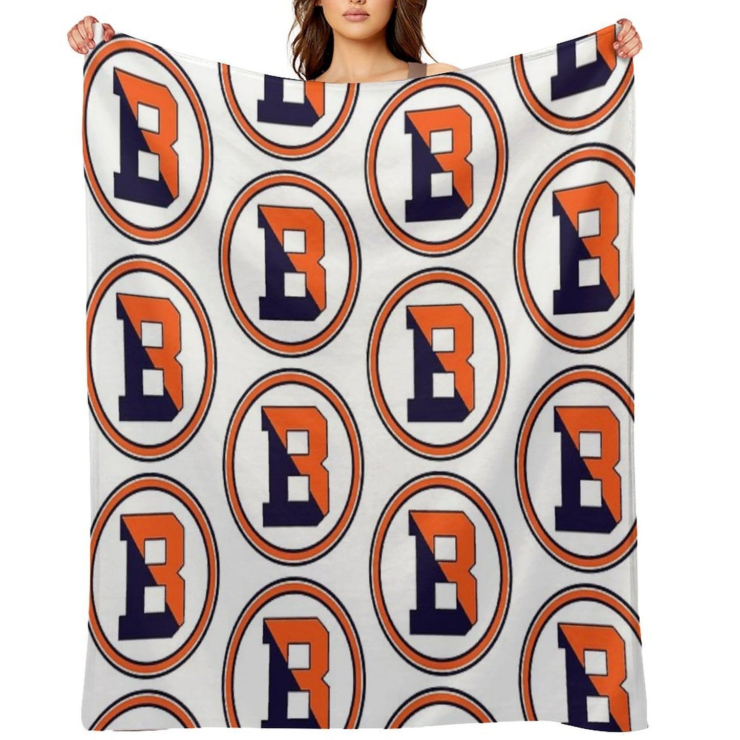 Bucknell Emblem Premium Throw Blanket