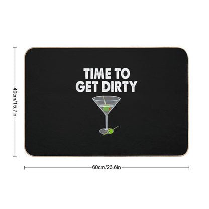 Dirty Martini Ime O Get Dirty Happy Hour  High-Traffic Bath Mat