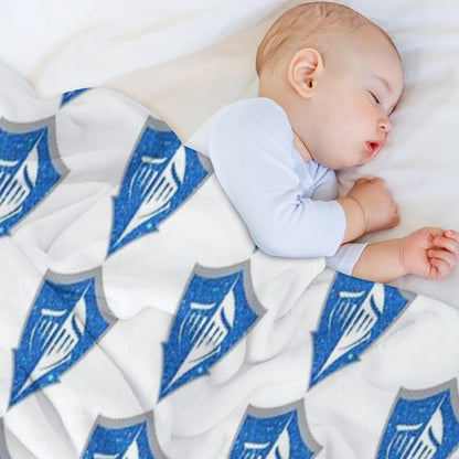 Lynn University Sparkle Logo Plush Throw Blanket