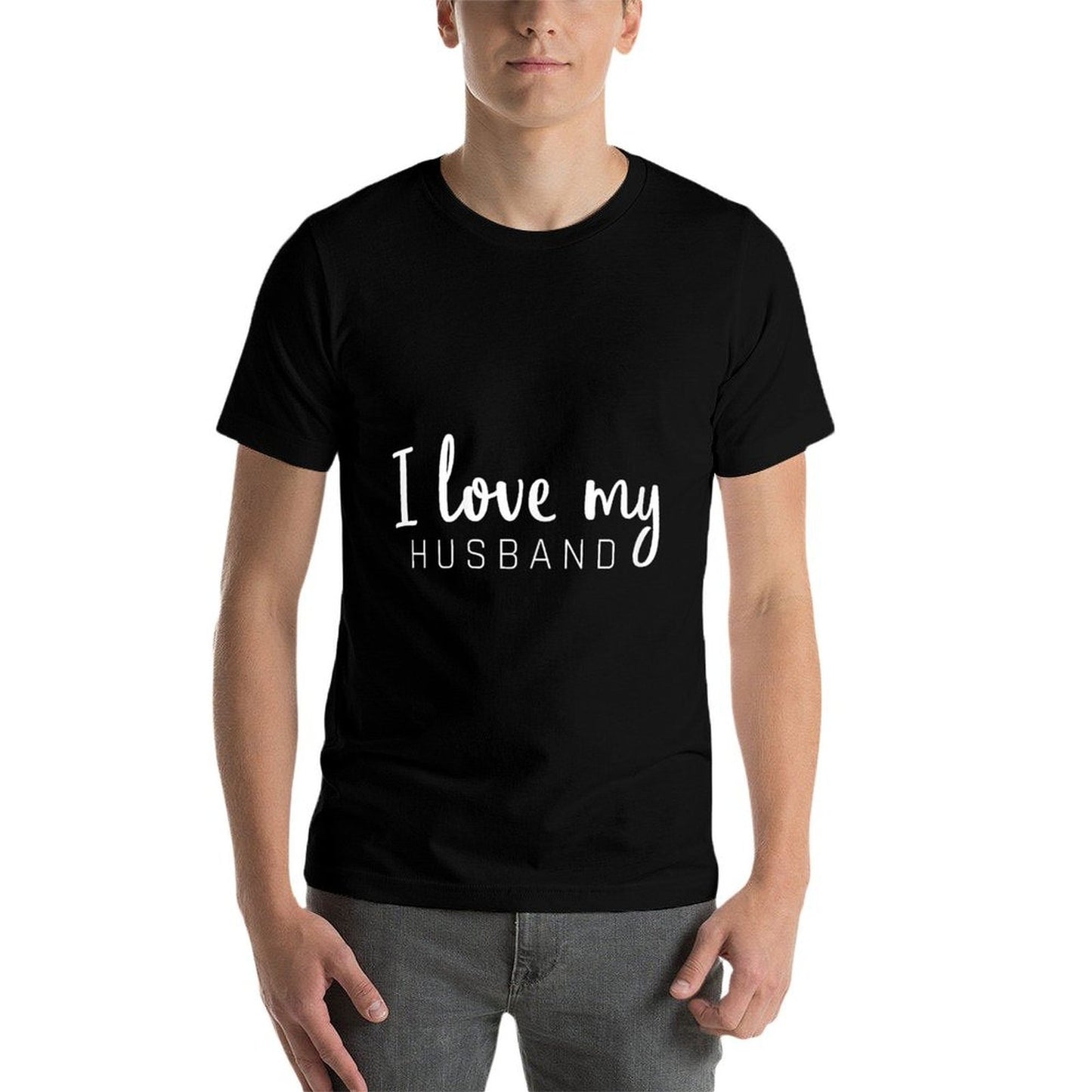I Love My Husband Anniversary Matching Couples Outfits  Easy-care T-Shirt