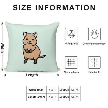 Quokka Soft Anti-Pilling Throw Pillow