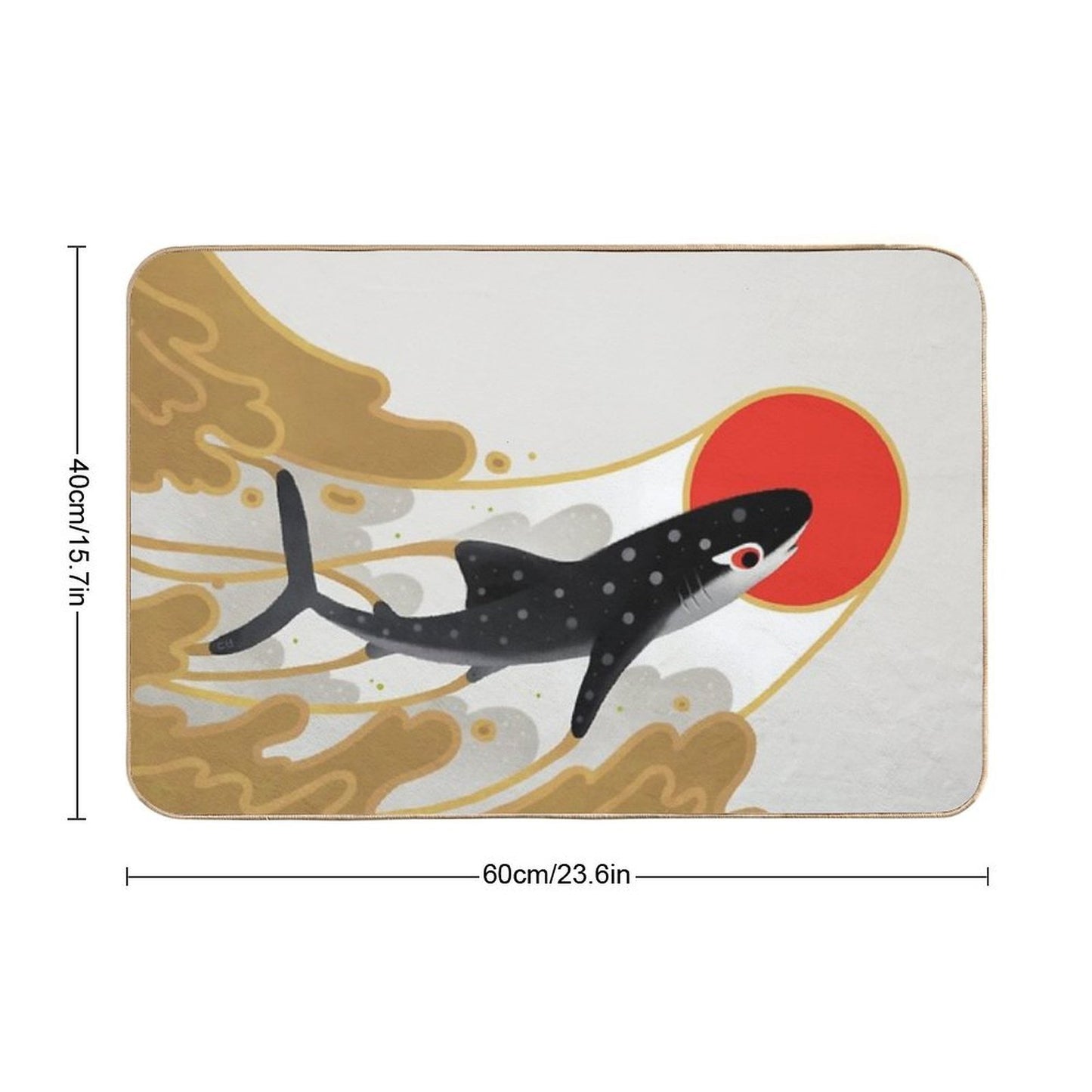 Whale Shark Durable Bath Mat