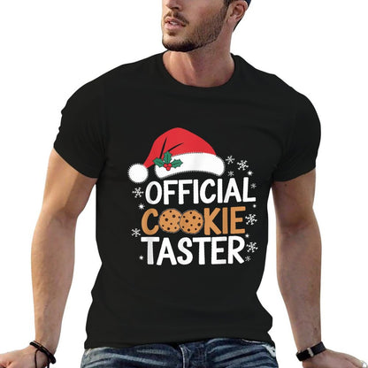 Official Cookie Tester Funny Christmas Taster Baking Crew  Summer-ready Fabric T-Shirt