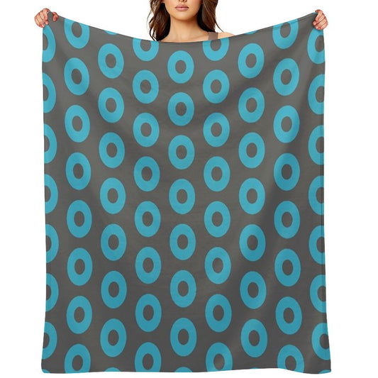 Fishman Donuts - Phish - Color Change Travel-friendly Throw Blanket