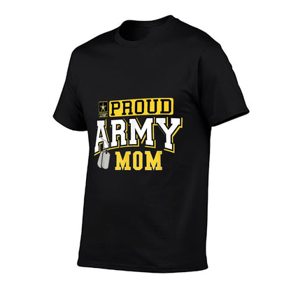 Proud Army Mom Military Pride T  Graphic-printed T-Shirt