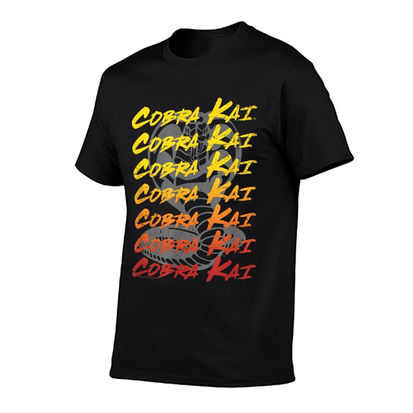 Cobra Kai Repeating Ombre Logo TV Show  Breathable T-Shirt