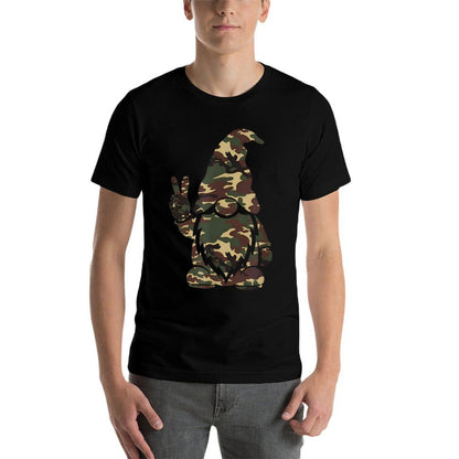 Hello Hunting Season Christmas Camouflage Camo Gnome Lover  Breathable T-Shirt