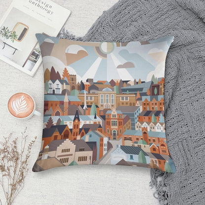 Harborne Soft Short Plush Fabric Throw Pillow