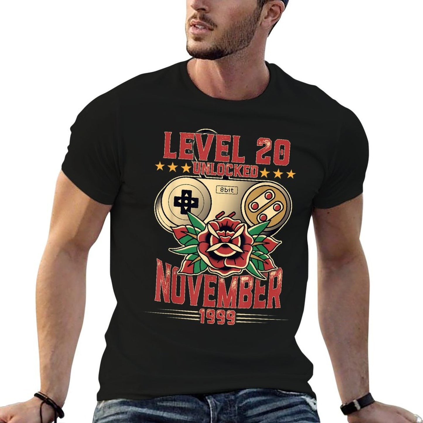 Level 20 20th Birthday T-shirt Gift Gamer November 1999  Affordable Price T-Shirt