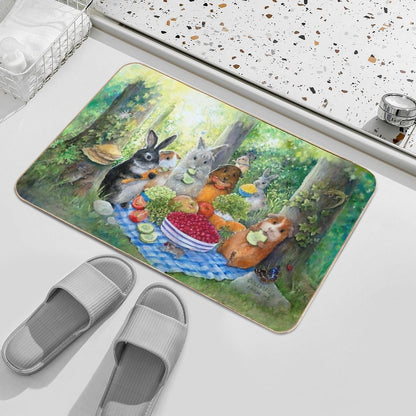 Picnic at Coleman's Farm  Dirt-Trapping Bath Mat