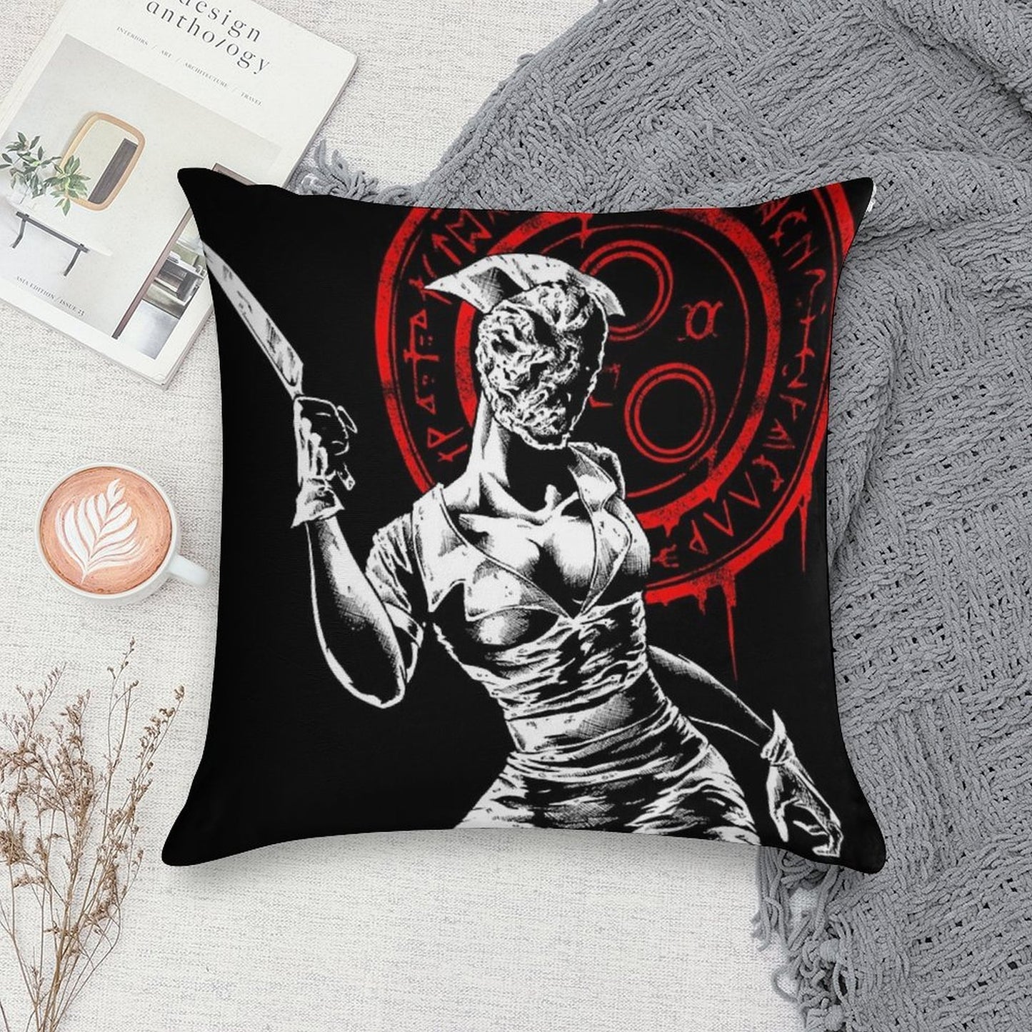 Hell-o Nurse ! Soft Easy Maintenance Throw Pillow
