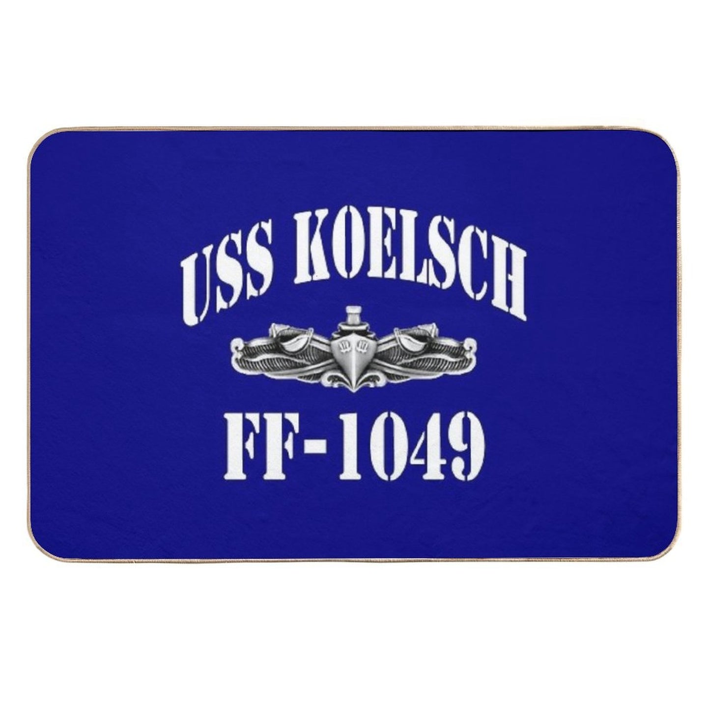 USS KOELSCH (FF-1049) SHIP'S STORE  Rapid-Drying Bath Mat