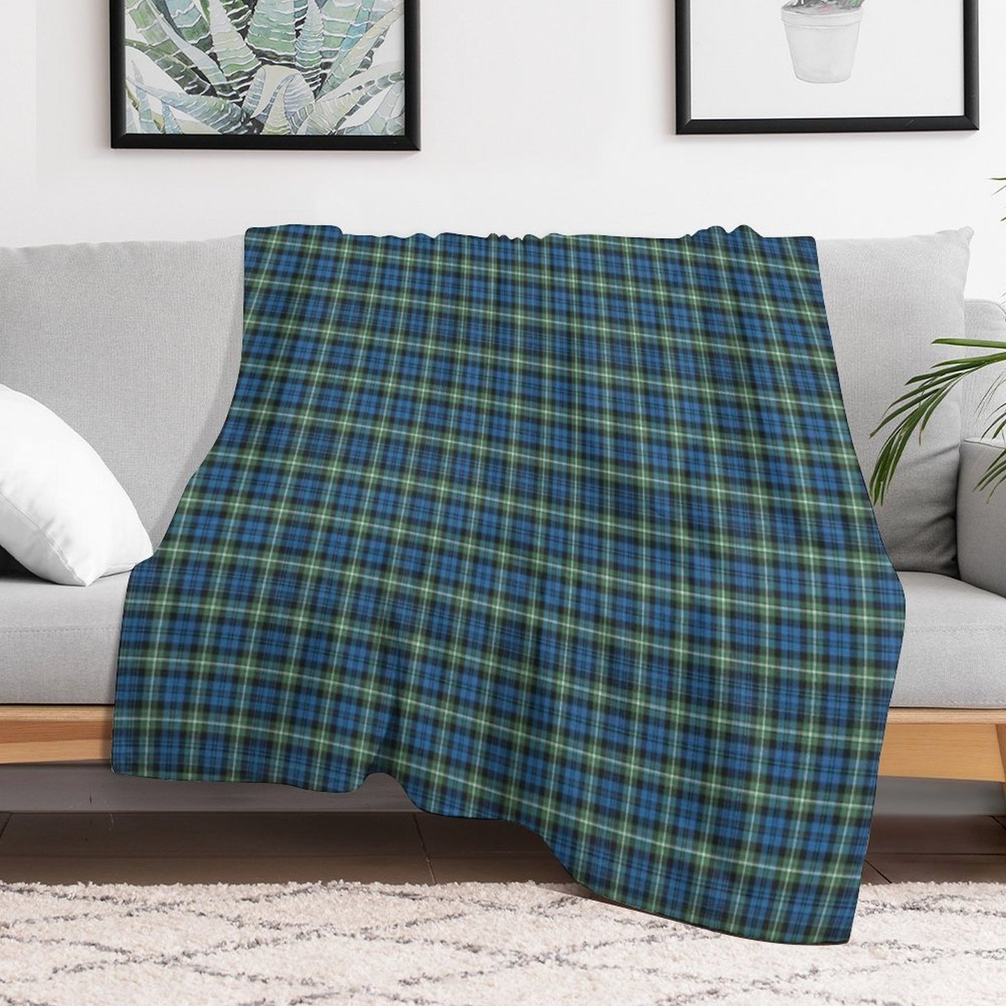 Lamont Ancient Tartan Eco-conscious Throw Blanket