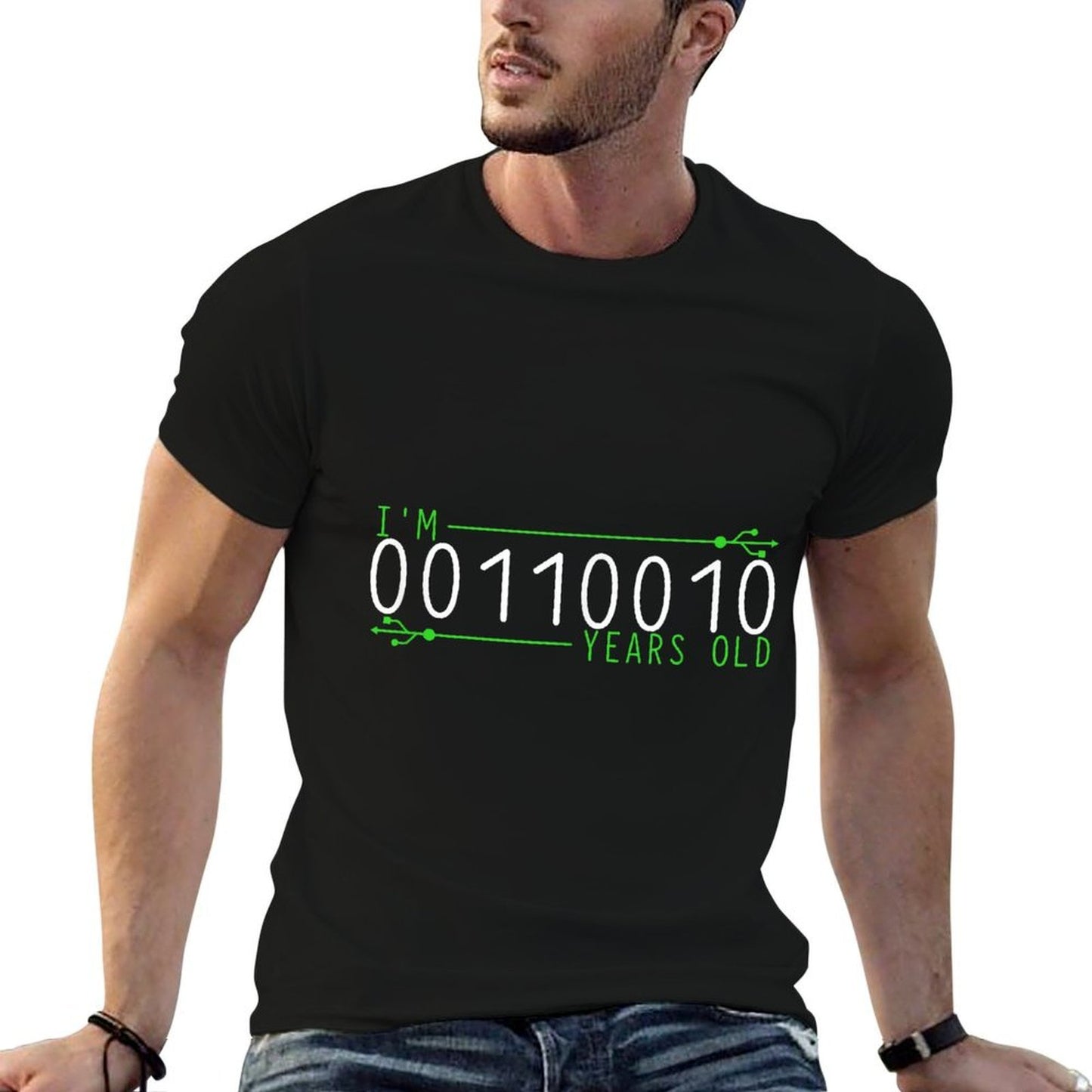 Binary Code for 50th Birthday Funny Geeky IT T-shirt  Soft T-Shirt