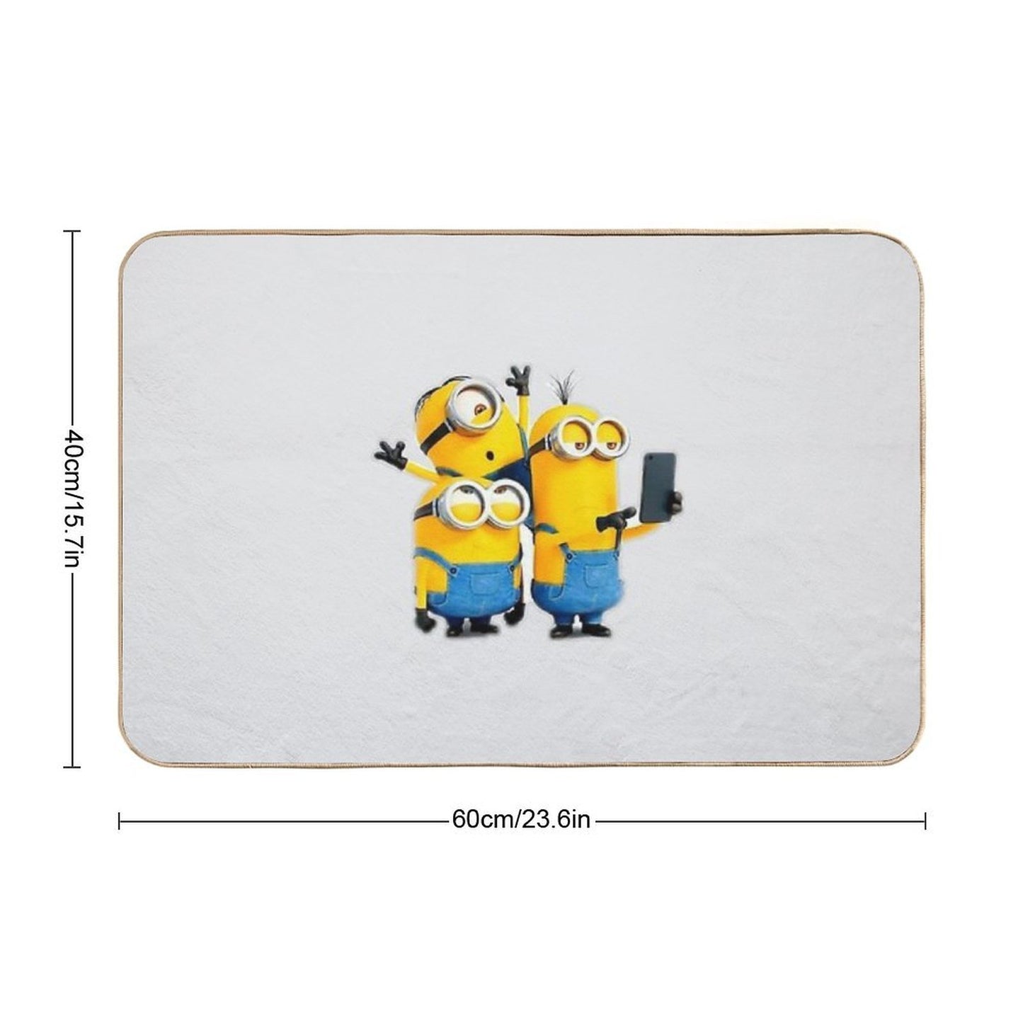 Minion  Repositionable Bath Mat