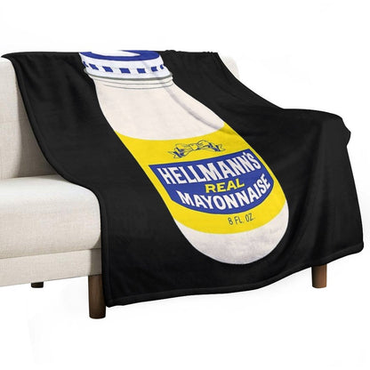 Mayonnaise For Fans Machine-washable Throw Blanket