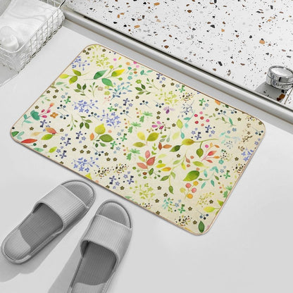 Little Floral Chintz Pattern  Anti-Trip Bath Mat