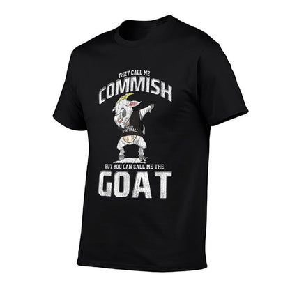 Fantasy Football Commissioner Commish Dabbing GOAT Draft Day  Breathable T-Shirt