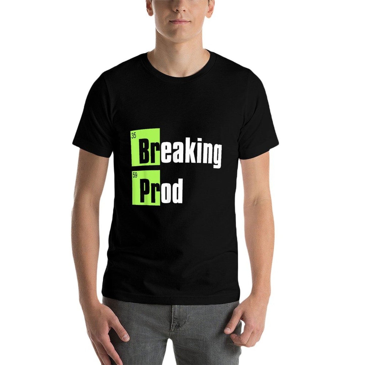 Breaking Prod Meme Funnys  Polyester Blend T-Shirt