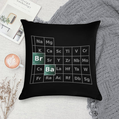 Breaking Bad Periodic Table Soft Anti-Pilling Throw Pillow