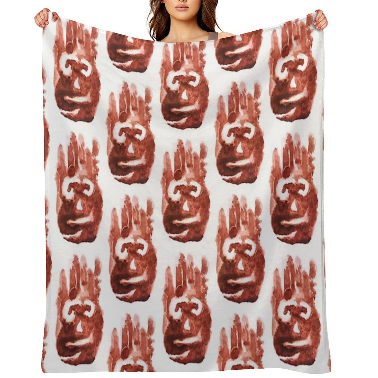 WILSON! Wrinkle-free Throw Blanket