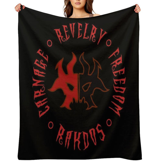 Rakdos Motto Gift-ready Throw Blanket