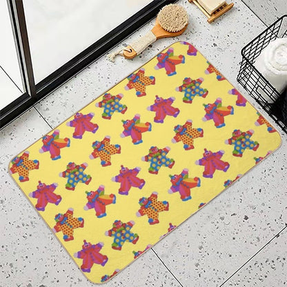 Clown Set  Repositionable Bath Mat