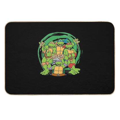Teenage Mutant Ninja Turtles  Awesome For Music Fan  Easy Maintenance Bath Mat