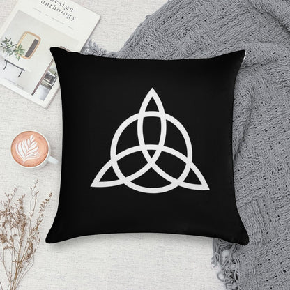 Charmed Soft Short Plush Fabric Throw Pillow