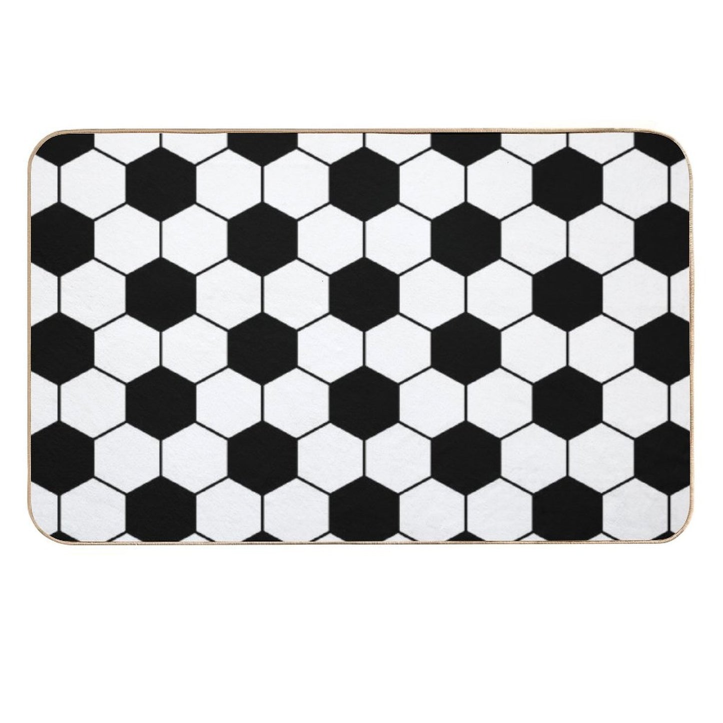Soccer Ball  Anti-Trip Bath Mat