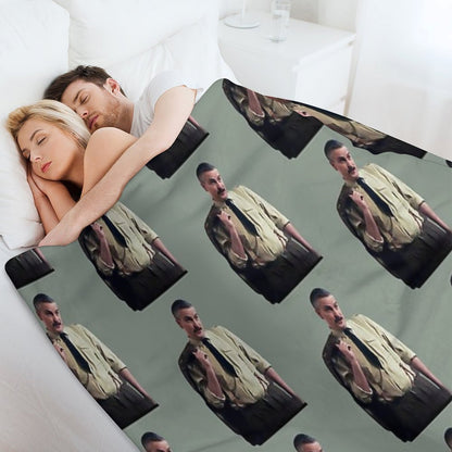 BBC Ghosts The Captain Durable Throw Blanket
