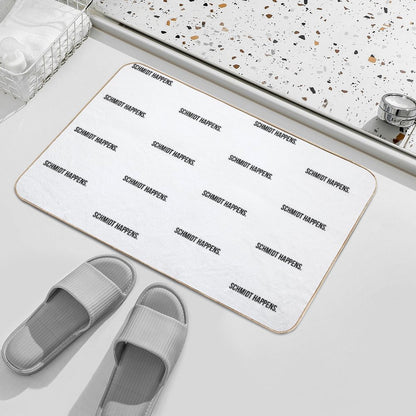 Schmidt Happens  Rapid-Drying Bath Mat