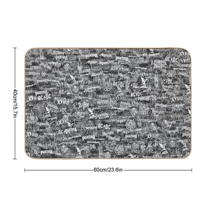 Heavy Metal Bands  Pet-Safe Bath Mat