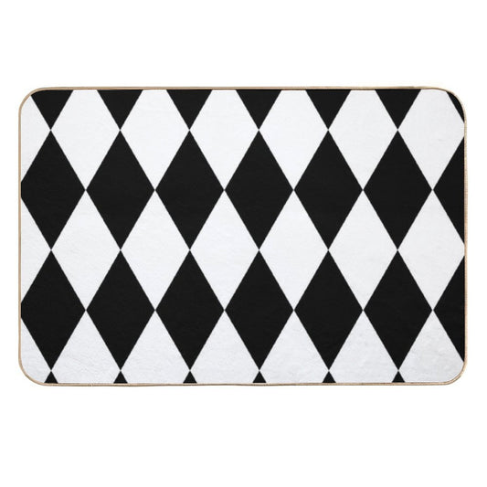 Harlequin Diamonds  Anti-Trip Bath Mat