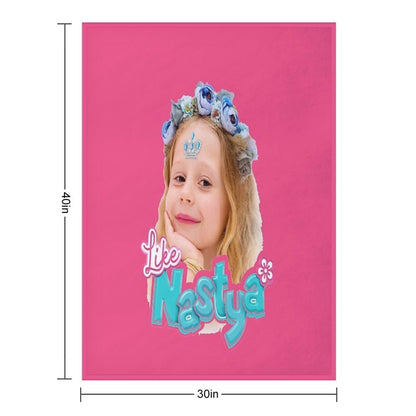 Like Nastya Girl Gift-ready Throw Blanket