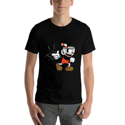 Cuphead Classic Wink With A Snap  Trendy Pattern T-Shirt