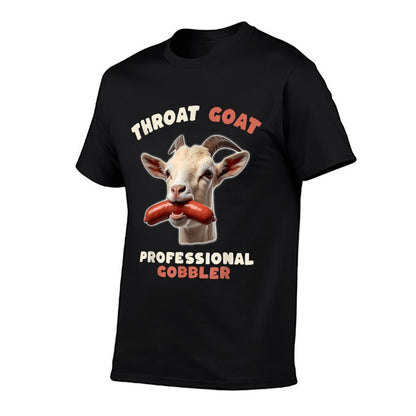 Throat Goat Retro Inappropriate Adult Humor Funny Gag Memes  Moisture-wicking T-Shirt