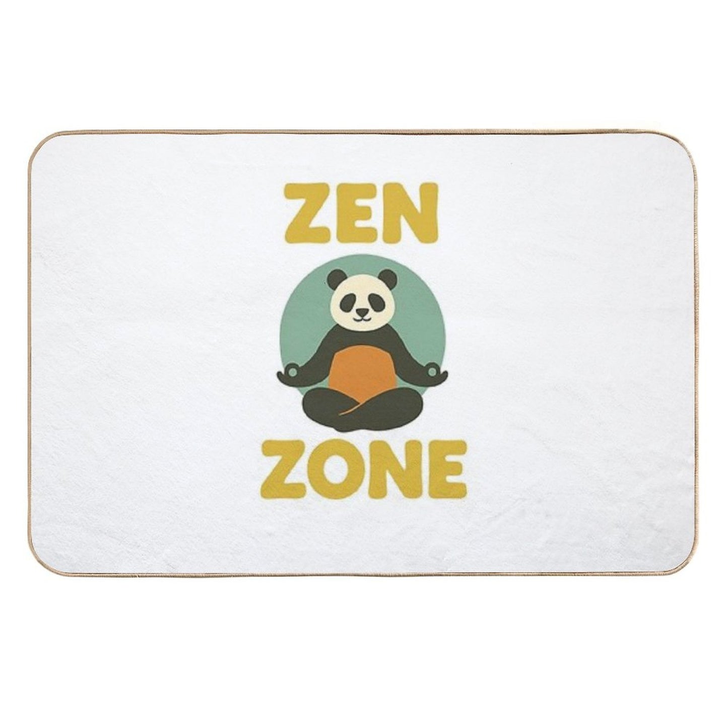 Zen Zone Relax, Meditation, Relaxation  Anti-Trip Bath Mat