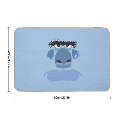 Sam The Eagle  Fade-Resistant Bath Mat